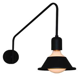 Φωτιστικό Τοίχου - Απλίκα HL-3549-1L 77-3967 Mala Black Homelighting