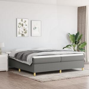 VidaXL Πλαίσιο Κρεβατιού Boxspring Σκούρο Γκρι 200x200 εκ. Υφασμάτινο