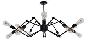 Φωτιστικό Οροφής - Πλαφoνιέρα Spider 01012 Black GloboStar