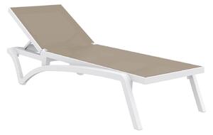 Ξαπλώστρα Pacific Siesta 53-0100 193x68x35cm White-Dove Grey