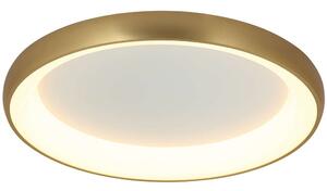 Φωτιστικό Οροφής - Πλαφονιέρα 2042 Led 3000K 30W Φ40cm Brushed Gold Matt