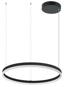 Φωτιστικό Οροφής Κύκλος 20260 Led 3000K 42W Φ60cm Black Matt