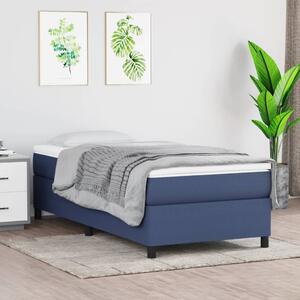 VidaXL Πλαίσιο Κρεβατιού Boxspring Μπλε 100x200 εκ. Υφασμάτινο