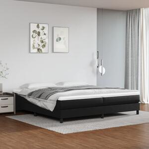 VidaXL Πλαίσιο Κρεβατιού Boxspring Μαύρο 200x200 εκ. Συνθετικό Δέρμα