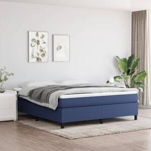 VidaXL Πλαίσιο Κρεβατιού Boxspring Μπλε 160x200 εκ. Υφασμάτινο