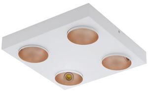 Φωτιστικό Οροφής - Πλαφονιέρα 39377 Ronzano Led/4 White-Rosegold Eglo