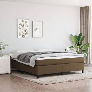 VidaXL Πλαίσιο Κρεβατιού Boxspring Σκούρο Καφέ 180x200 εκ. Υφασμάτινο