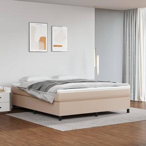 VidaXL Πλαίσιο Κρεβατιού Boxspring Καπουτσίνο 160x200εκ. Συνθετ. Δέρμα