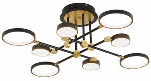 Φωτιστικό Οροφής - Πλαφονιέρα Persa 4251200 Led Black-Gold Viokef