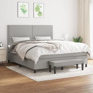 VidaXL Κρεβάτι Boxspring με Στρώμα Αν. Πράσινο 160x200εκ Υφασμάτινο