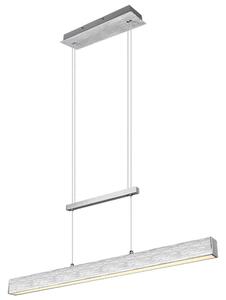 Φωτιστικό Οροφής - Ράγα Paros R32043105 1xLed 21W & 2xLed 5,5W 90x150cm Silver RL Lighting