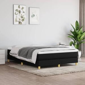 VidaXL Πλαίσιο Κρεβατιού Boxspring Μαύρο 140x200 εκ. Υφασμάτινο