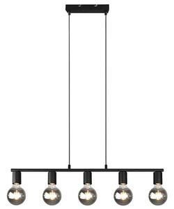 Φωτιστικό Οροφής Vannes R30185032 5xE27 40W 8x82x150cm Black Mat RL Lighting