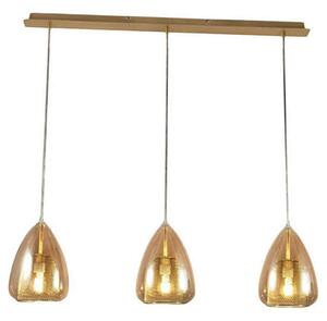 Φωτιστικό Οροφής - Ράγα Britton 3673-48-125 3x40W E27 112x200cm Amber Fabas Luce