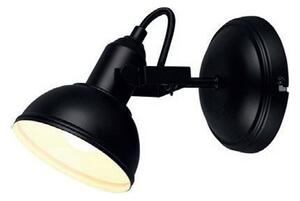 Φωτιστικό Τοίχου - Απλίκα Gina R80151032 1xE14 40W Φ13cm 24cm Black Mat RL Lighting