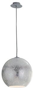 Φωτιστικό Οροφής Vanity I-VANITY/S30 SIL 1xE27 Φ30cm 120cm Silver Luce Ambiente Design