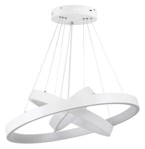 Φωτιστικό Οροφής Nemesis Trio 61168-Deco Led 100W Φ25+40+60cm White GloboStar