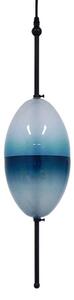 Φωτιστικό Οροφής Teardrop 01501 3xG4 Φ16x66cm Turquoise Clear GloboStar