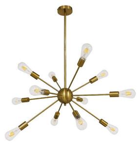 Φωτιστικό Οροφής Milano 01485 12xE27 Φ80x78cm Gold GloboStar