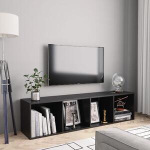 VidaXL Βιβλιοθήκη/Έπιπλο Τηλεόρασης Μαύρο 143 x 30 x 36 εκ