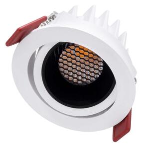 Φωτιστικό Οροφής - Σποτ Χωνευτό Leo-R 60283 10W Led Φ8,5x6,6cm White-Black GloboStar