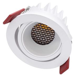 Φωτιστικό Οροφής - Σποτ Χωνευτό Leo-R 60285 10W Led Φ8,5x6,6cm White GloboStar