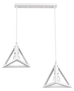 Φωτιστικό Οροφής Triangle 00612 E27 60x22x130cm White GloboStar