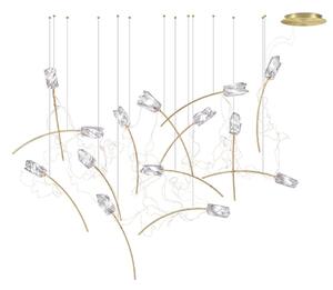 Φωτιστικό Οροφής Κρεμαστό Tulip 14 Free Standing Gold Slamp