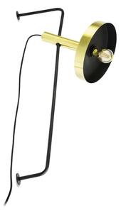 Φωτιστικό Τοίχου - Απλίκα Whizz 20165-96 E27 max 15W Gold - Black Faro Barcelona