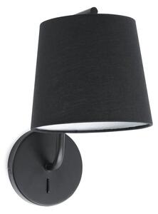 Φωτιστικό Τοίχου - Απλίκα Berni 29327 E27 15W Black Faro Barcelona