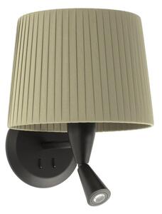 Φωτιστικό Τοίχου - Απλίκα Samba 64309-37 E27 Mε Reader 3W 3000K 280Lm Black -Green Faro Barcelona