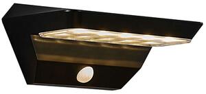 Φωτιστικό Τοίχου Ηλιακό Agena 2118221003 12,7x22x9cm Led 400Lm 5W 3000K IP44 Black Nordlux