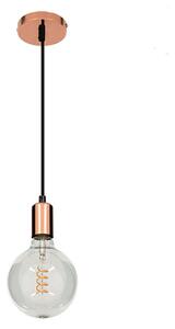 Φωτιστικό Οροφής Lumi 99422 Φ4x118cm E27 40W Copper GloboStar