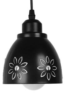 Φωτιστικό Οροφής Margareta 01479 Φ13x14cm 1xE27 Black-White GloboStar