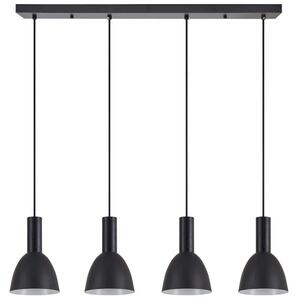 Φωτιστικό Οροφής - Ράγα Adept Tube 77-8553 85x16x300cm 4xE27 60W Black Homelighting