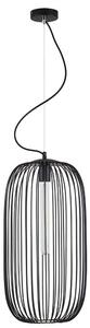 Φωτιστικό Οροφής Med 77-8230 30x30x150cm 1xE27 60W Black Homelighting