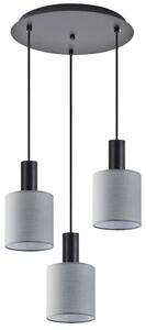 Φωτιστικό Οροφής Adept Tube 77-8516 35x35x300cm 3xE27 60W Black-Grey Homelighting