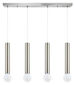 Φωτιστικό Οροφής - Ράγα Adept Tube 77-8664 5,5x300cm 4xE27 60W Nickel Homelighting