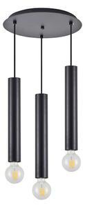 Φωτιστικό Οροφής Adept Tube 77-8672 35x35x300cm 3xE27/GU10 60W Black Homelighting