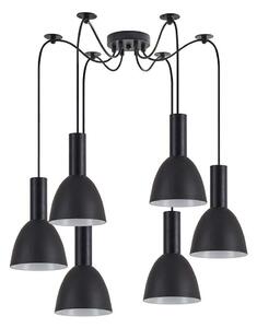 Φωτιστικό Οροφής Adept Tube 77-8548 50x50x300cm 6xE27 60W Black Homelighting