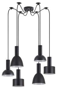 Φωτιστικό Οροφής Adept Flex 77-8913 55x55x300cm 6xE27 60W Black Homelighting