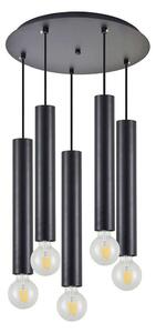 Φωτιστικό Οροφής Adept Tube 77-8673 40x40x300cm 5xE27/GU10 60W Black Homelighting