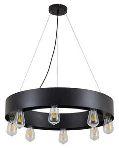 Φωτιστικό Οροφής Tale 77-8255 65x65x120cm 8xE27 60W Black Homelighting