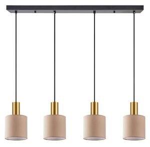 Φωτιστικό Οροφής - Ράγα Adept Tube 77-8616 85x15x300cm 4xE27 60W Multi-Brown Homelighting