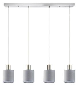 Φωτιστικό Οροφής - Ράγα Adept Tube 77-8427 85x15x300cm 4xE27 60W Nickel-Grey Homelighting