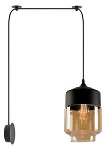 Φωτιστικό Οροφής Gaby 77-8900 50x17x300cm 1xE27 60W Black-Honey Homelighting