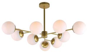 Φωτιστικό Οροφής Nervo 77-8178 83x83x45cm 9xE27 60W Gold-White Homelighting