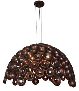 Φωτιστικό Οροφής Darina HL-3590-XL 77-4336 72x72x120cm 6xE27 60W Copper Homelighting