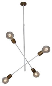 Φωτιστικό Οροφής Eric HL-3524-4 77-3798 60x60x105cm 4xE27 60W White-Bronze Homelighting