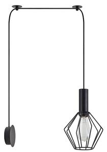 Φωτιστικό Τοίχου Adept Tube 77-8813 40x20x300cm 1xE27 60W Black Homelighting